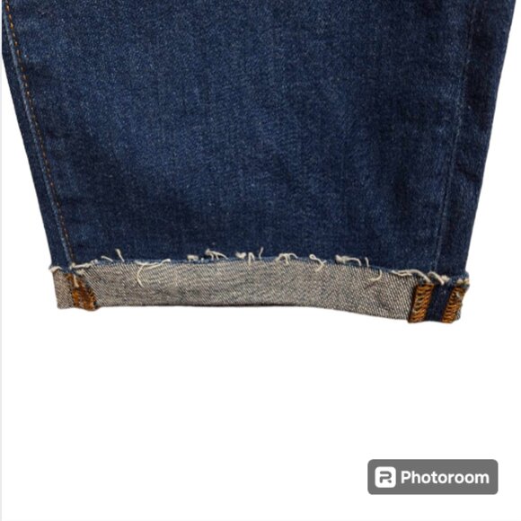 Loft The Girlfriend Mid-Rise Curvy Fit Blue Jeans Size 32/14 - Picture 3 of 11